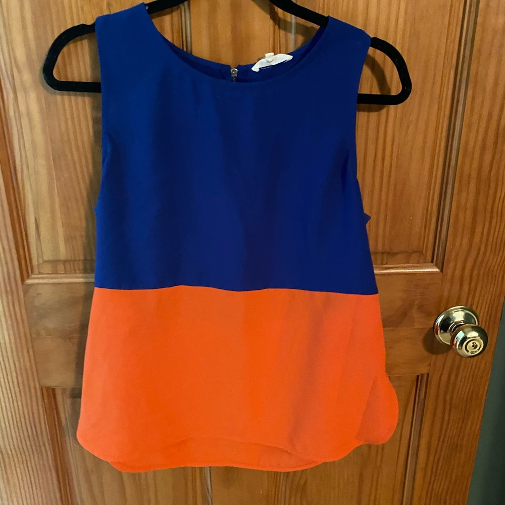 Color block tank top